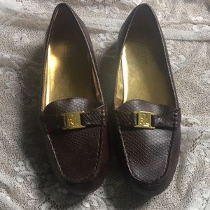 Ralph Lauren Brown Leather Loafer US 8.5